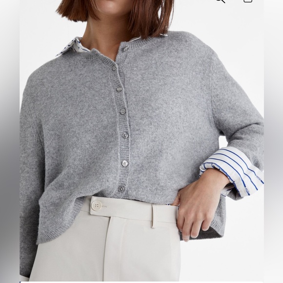 STRADIVARIUS SMART STRAIGHT-LEG TROUSERS in Size 6 - Picture 3 of 9